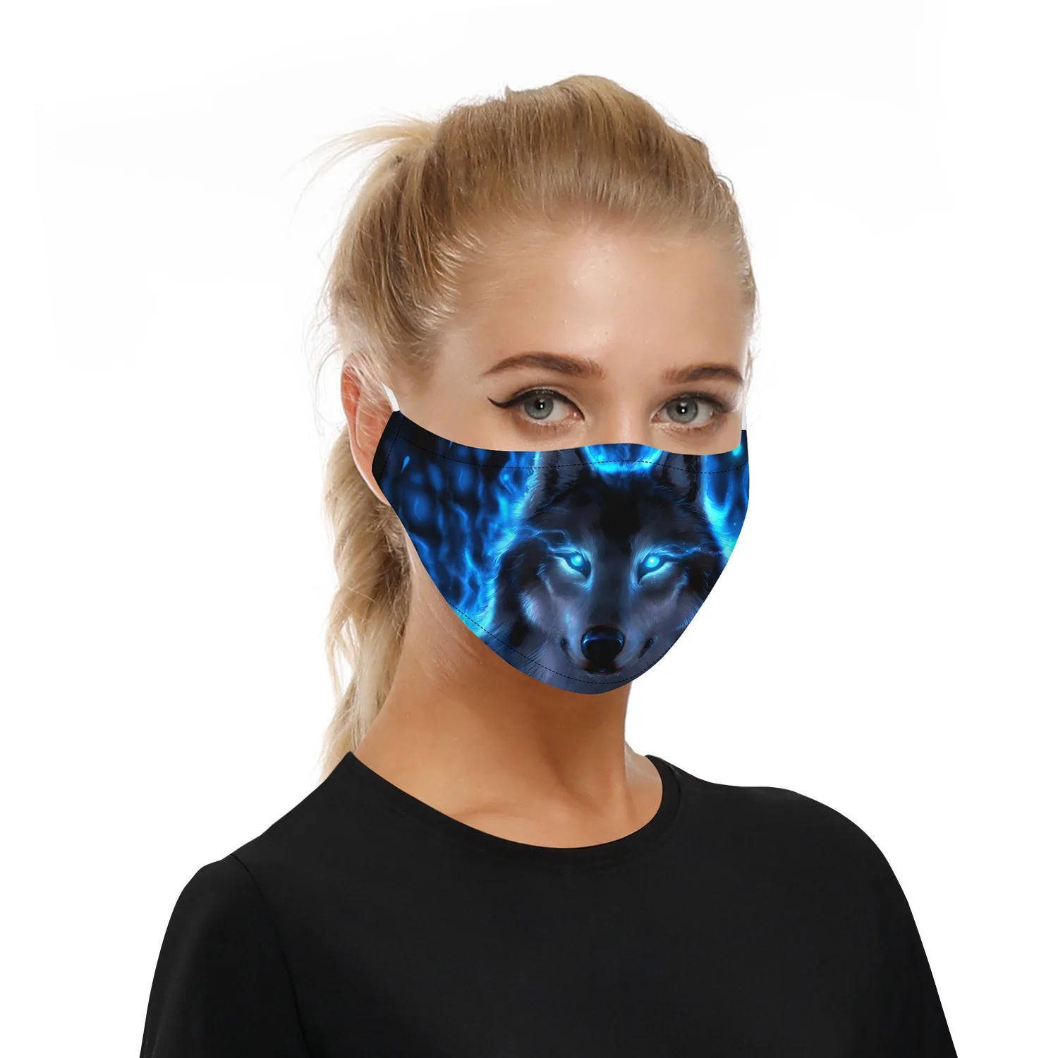 

Multiway Outdoor Bandana Men Women 3D Animal Printing Climbing Hiking Cycling Fishing Windproof UV Protection Halloween Scarf