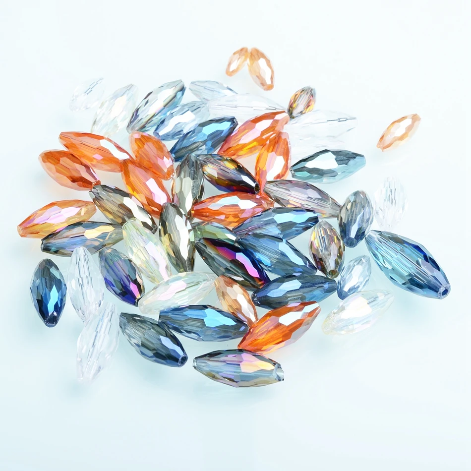 Длинные Кристальные бусины в форме Оливера 6/8 мм австрийские граненые рисовые