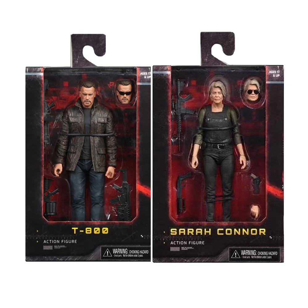 Новый NECA Терминатор T 800 темного рока Сара Коннор движущаяся фигурка
