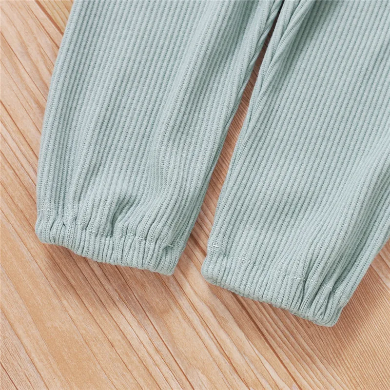 

2 Pcs Newborn Toddler Baby Boy Girl Clothes Set Long Sleeve T-shirt+Pants Infant Clothing Set Outfits Children Solid Tracksuit