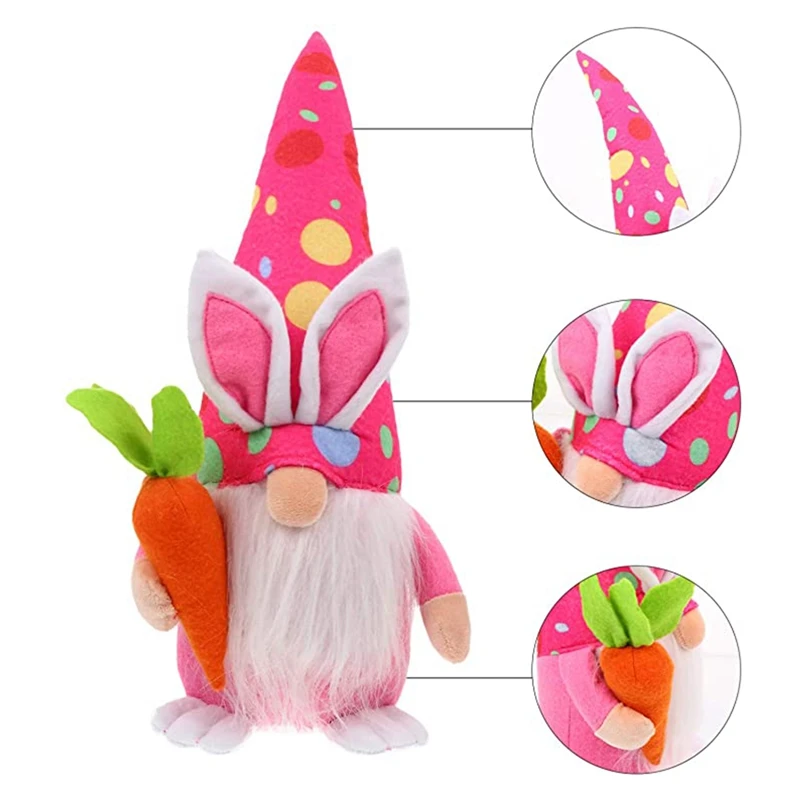 

funny Easter Rabbit Ornament Rabbit Plush Dolls With Stuffed Animal Soft Toys For Children Girls Kids Toys Gifts For The Easter