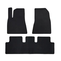 for tesla model 3 2021 car mat accessories velvet silent foot pad mute non slip wear resistant special car floor mats