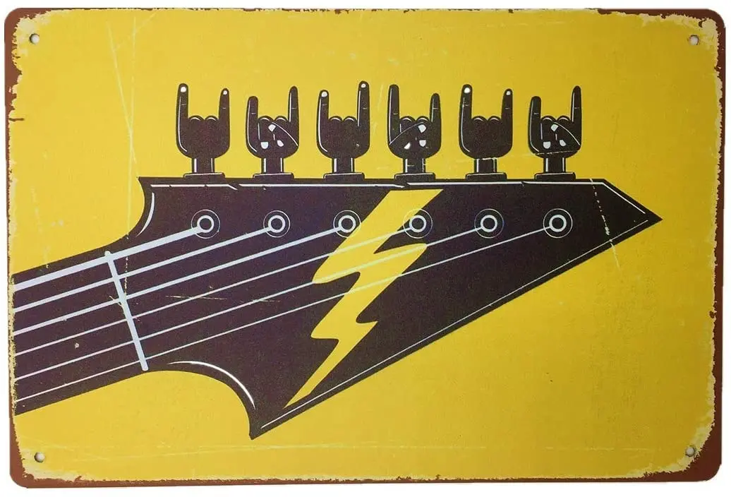 

AIQIBAO Metal Vintage Tin Sign Decor-Rock Festival for Movie House Bar Pub Funny Wall Retro Art Sign 12X 8"