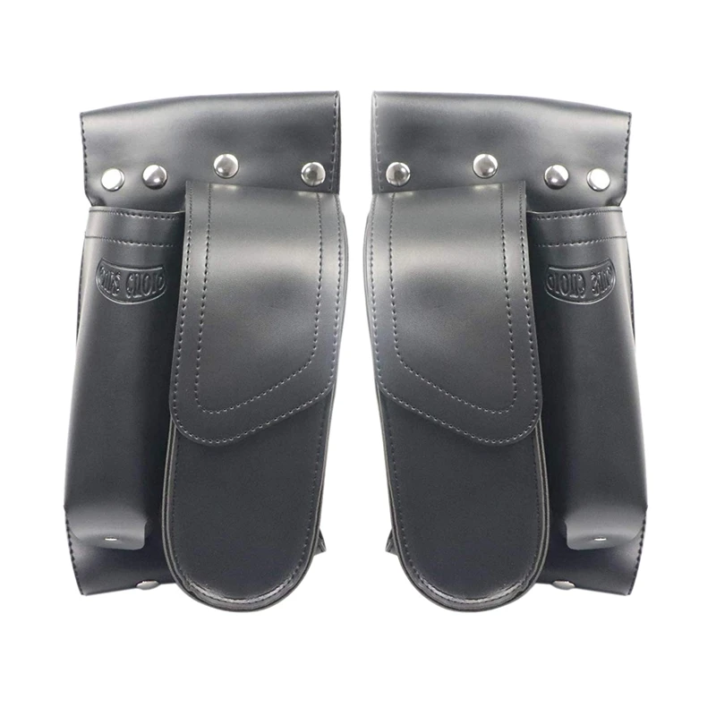 Мотоциклетная искусственная кожа Левая Правая защита седельной сумки сумка с