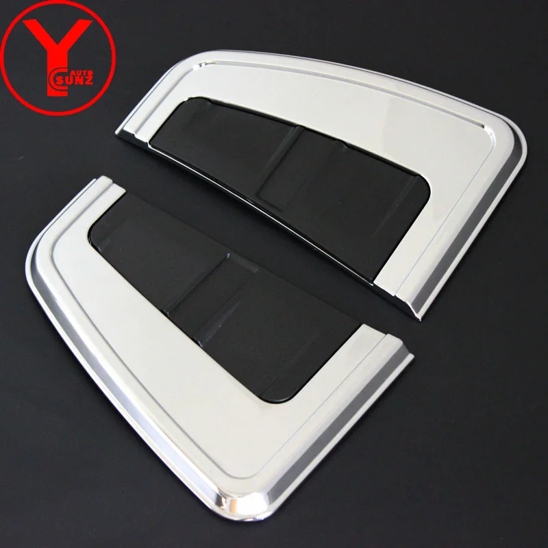 Хромированная боковая ветряная Крышка для Toyota Fortuner HILUX SW4 2015 2016 2017 вентиляционная