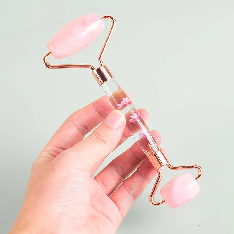 Купить Роллер Для Лица Розовый Кварц