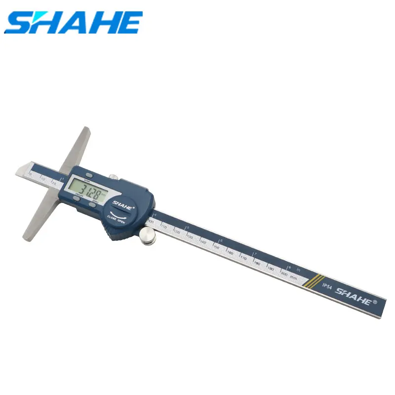 Цифровой глубиномер из нержавеющей стали нутромер измерительные инструменты 0-200