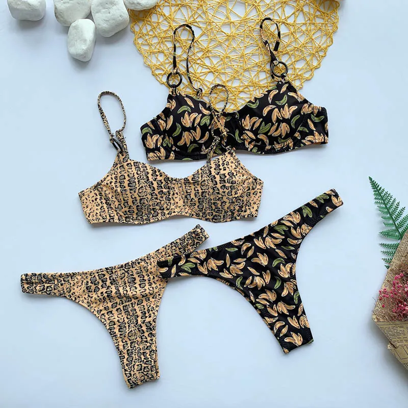 

Push Up Bikinis 2020 Sexy Bikini Set Thong Swimming Suit Female Swimwear Women Swimsuit Sexy Micro Bikini Push UpBiquini Bathing