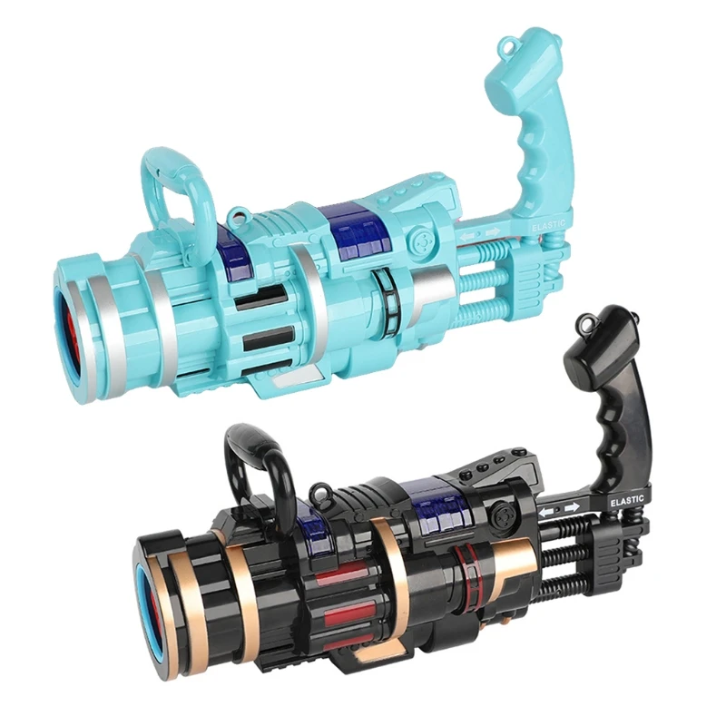 

2021 New Wedding Celebrating Toy Outdoor Sport Beach Toy Gatling Luminous Bubble Maker