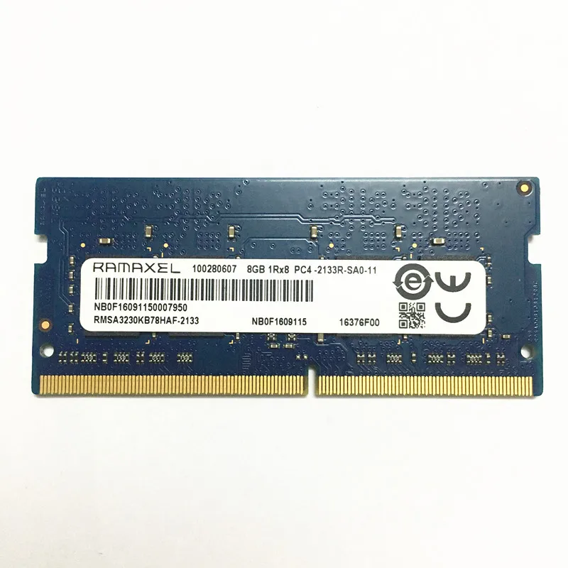 

RAMAXEL DDR4 RAMS 8GB 2133MHz 8GB 1RX8 PC4-2133R-SA0-11 ddr4 8gb 2133 laptop memory