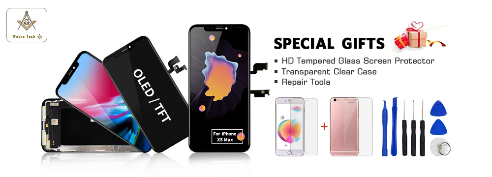 Высокое качество AMOLED для iPhone X XS XR дисплей OLED для iPhone X AMOLED дисплей экран Замена с 3D Touch