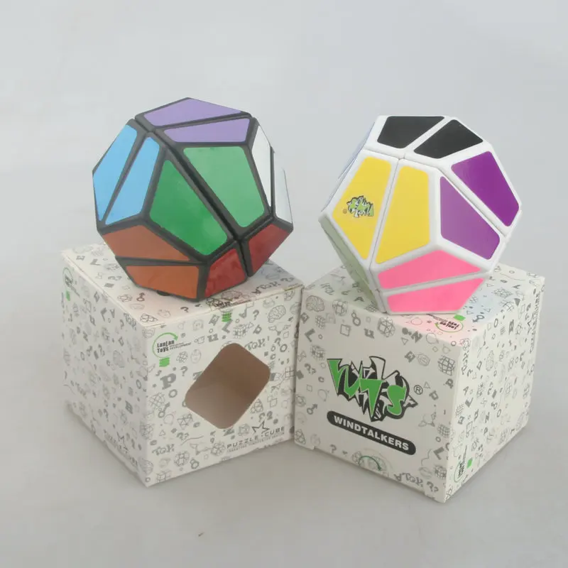 Lanlan-cubo esf&eacute;rico de segundo orden, dodecaedro de segundo orden, de cinco cubos, azul-0