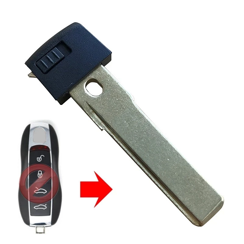 

5pcs/lot Emergency Key Blade Small Key Head Fit For Porsche Cayenne Panamera Smart Key Blank HU66 Blade