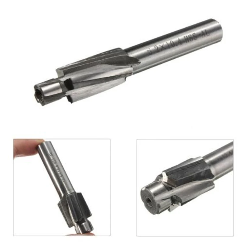 

7pcs M3.2~M12.4 Pilot Slot Tool Counterbore Mould End Mill Cutter Solid Slot Bit