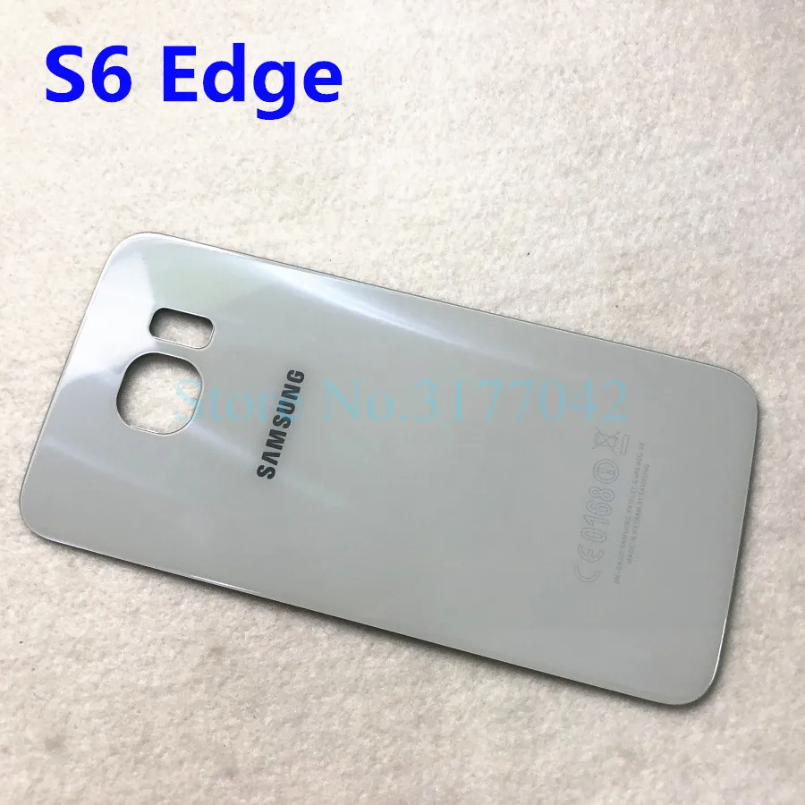 Задняя крышка аккумулятора samsung для samsung Galaxy S6 Edge S6 S6+ S6 Edge Plus G925 G925F G920 G920F G928 G928F задняя крышка из стекла