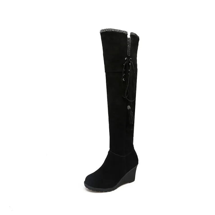Big Size 10 thigh high boots knee over the women ladies shoes woman winter | Обувь