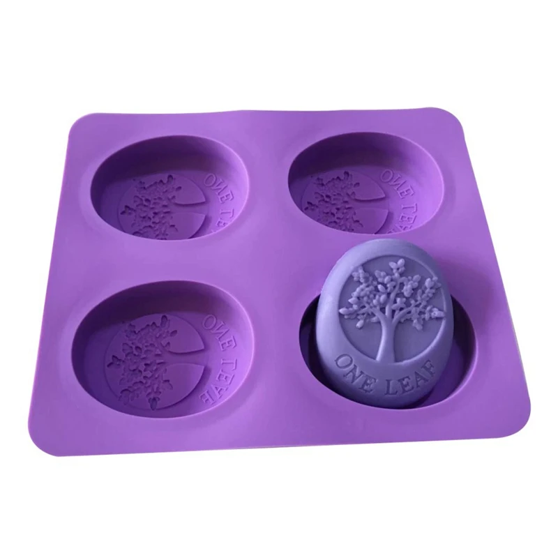 Силиконовые формы для мыла овальные счастливого дерева 3D ручная работа