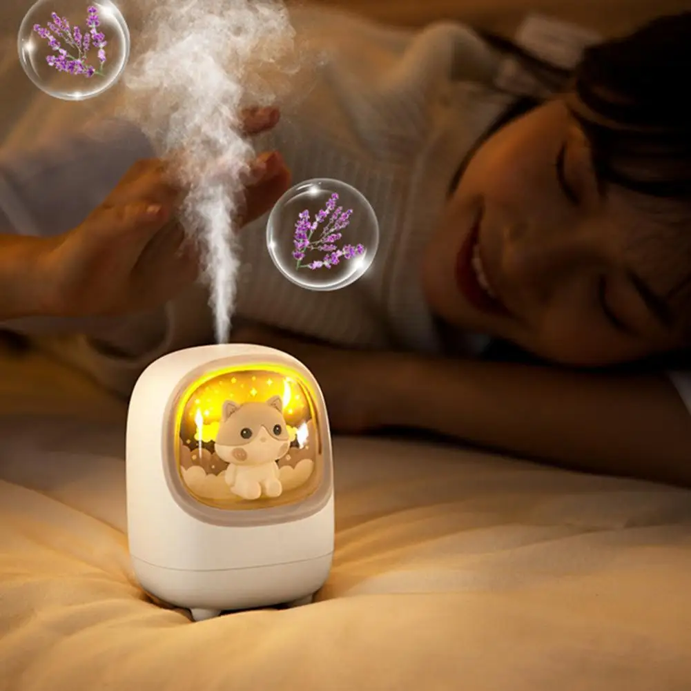 

USB Charging Heavy Mist Pet Space Capsule Shape Wireless Humidifier for Indoor