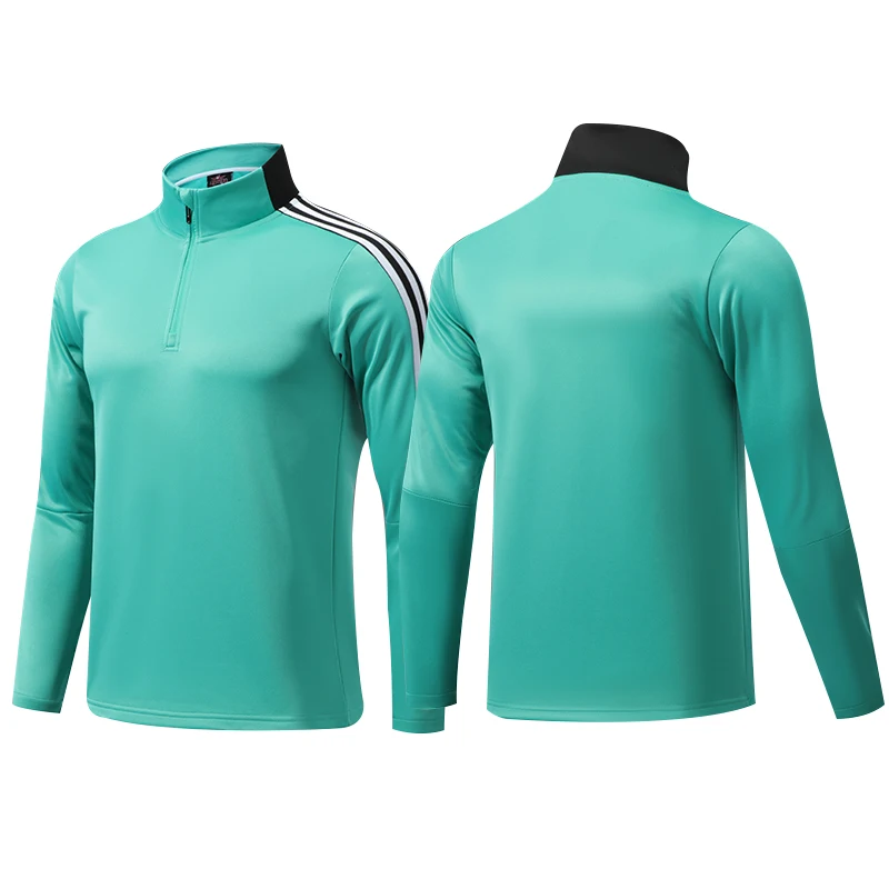 Adult Long Sleeves Training Football Suit Soccer Tracksuit Jogging 2022 Kids Size 2 pcs Football Jacket