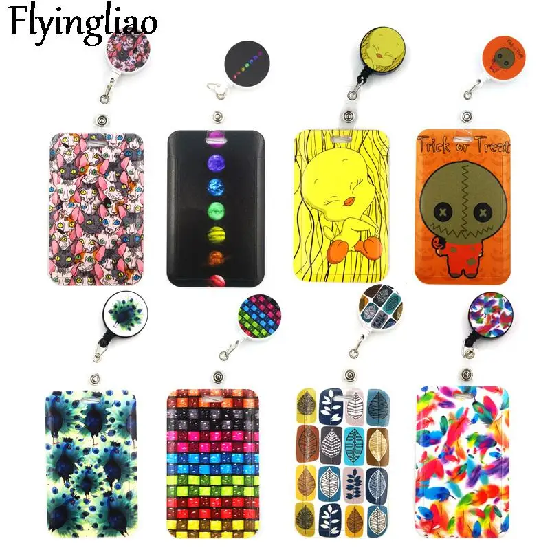 

Lanyard Bags Retractable Badge Reel Student Nurse Exhibition Enfermera Name Clips Card ID Card Holder Card Holder Clips