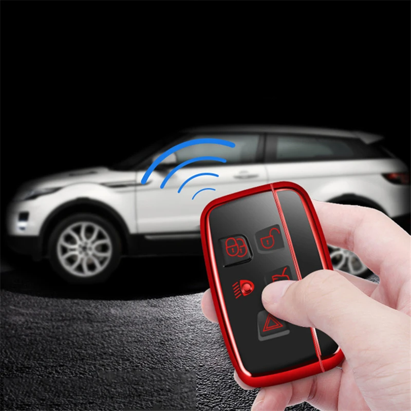 Новый мягкий ТПУ чехол для ключей автомобиля Land Rover A9 Range Sport Evoque freelander 2 Jaguar XE XJ XJL XF
