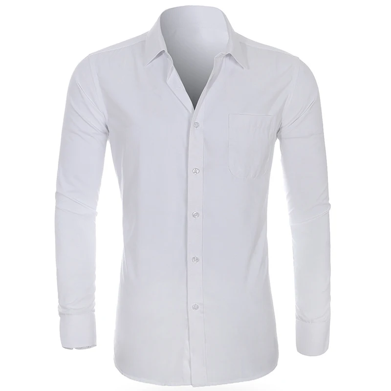 Новое поступление деловой мужской костюм рубашки европейский стиль мужская