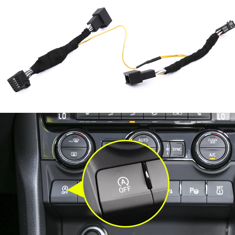 

For Skoda Karoq 2017-2021 Car Smart Auto Stop Canceller Automatic Stop Start Engine Eliminator Device Disable Plug Cable