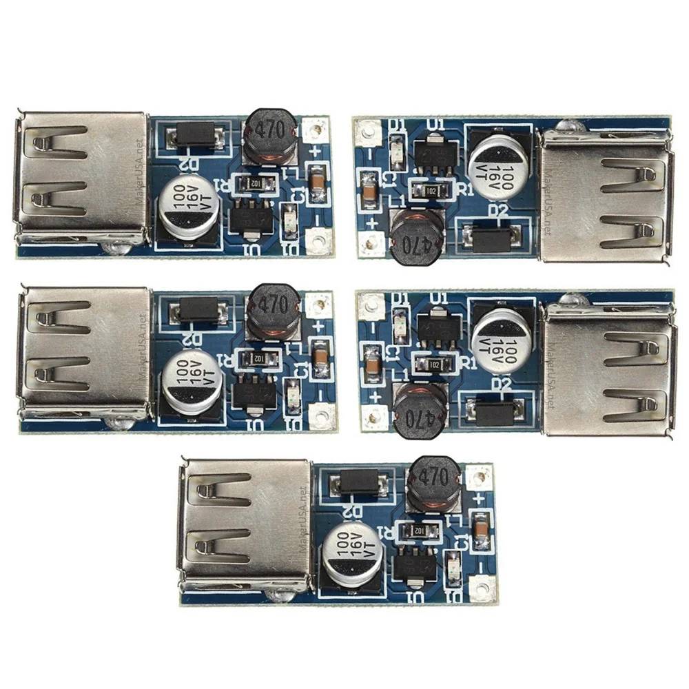 5* DC-DC Boost Step-up Power Supply Module PFM Control USB 0.9V-5V To 5V | Инструменты