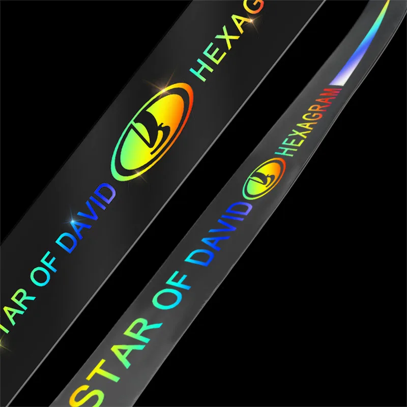 Автомобильные Светоотражающие лазерные наклейки украшения кузова для LADA Vesta SW