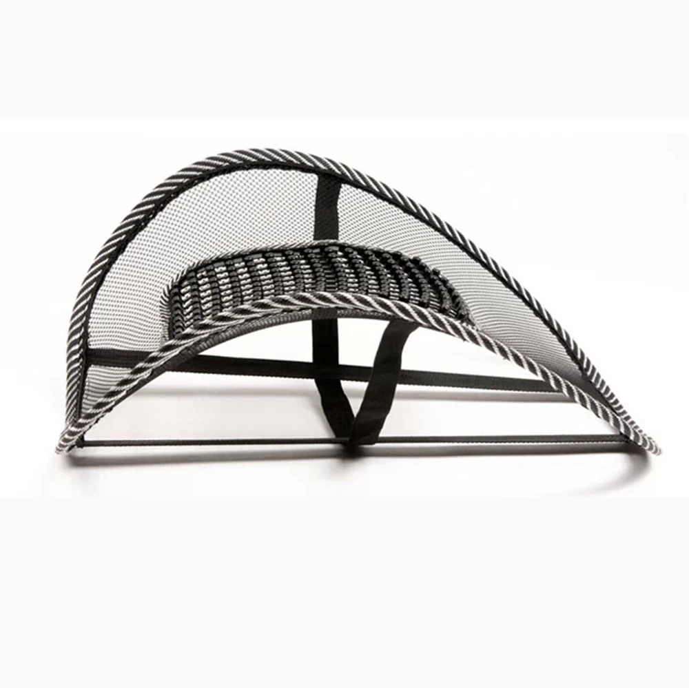 Поддержка спины стула массажная подушка сетчатый рельефный поясничный бандаж