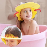 shower cap baby shampoo ear protection shampoo cap bathroom accessories adjustable toddler waterproof bath shampoo cap
