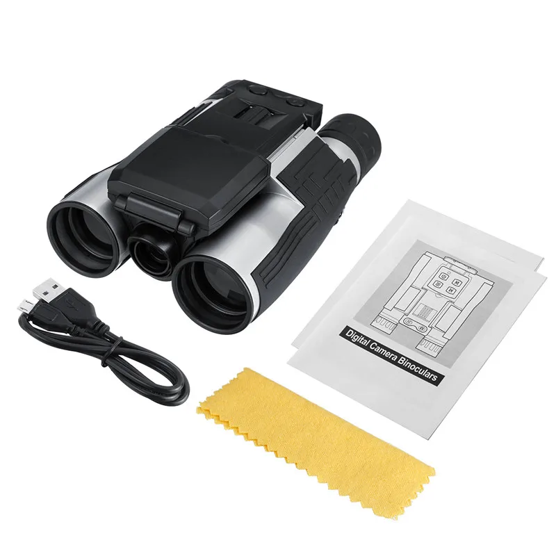 

1080p 5MP 12X HD LCD Screen Digital Camera Telescope Binoculars Photo Camera Video 96m/1000m COMS USB Sensor Recording