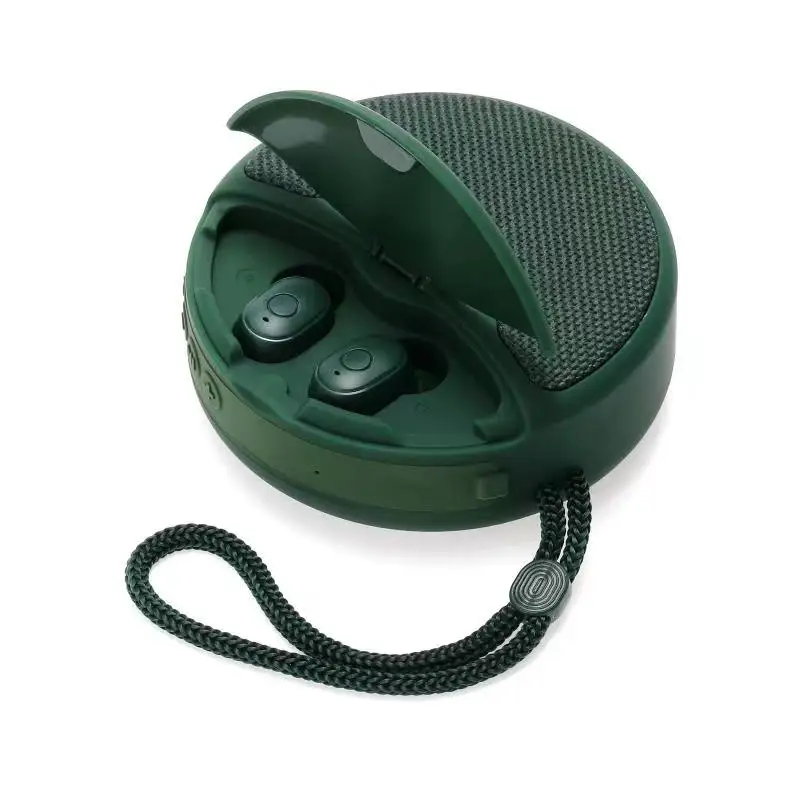 Миниатюрные Bluetooth-колонки беспроводные наушники 2 в 1 TWS наушники-вкладыши с