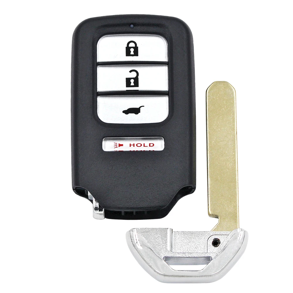 Keyless Go 3+1/4 Button Smart Remote Key (SUV) 313.8MHz ID47 Chip FCC ID: ACJ932HK1210A HON66 Blade for Honda CRV CR-V 2015 2016 |