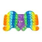 Большая игрушка-фиджет Pop It, радужная шахматная доска, сенсорная игрушка для детей и родителей, интерактивная игра