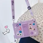 Силиконовый чехол-подставка для iPad 7, 8, 10,2, 6, 9,7, 2018, Mini 5, 11, Air 1, 2, 3, 4, с ремешком