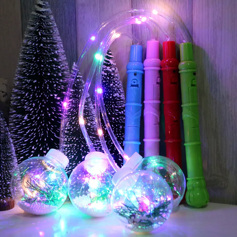 

Christmas 60cm LED Light Luminous Wave Ball Shake Shake Baton, New Year Supplies, Holiday Party Props, Children’s Small Gifts,