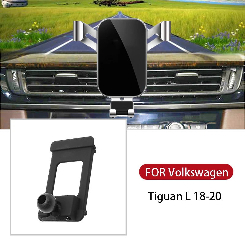 

Car Mobile Phone Holder For Volkswagen Tiguan L 2018 2019 2020 GPS Rotation Cell Support Car Interior Accessories Phone Bracket
