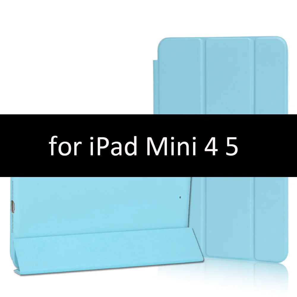 Чехол для iPad Mini 5 4 3 2 1 чехол GOLP PU кожаный тройной бумажник откидной стенд магнитный автоматический режим сна смарт-чехол для iPad Mini 5 чехол - Цвет: Blue-45