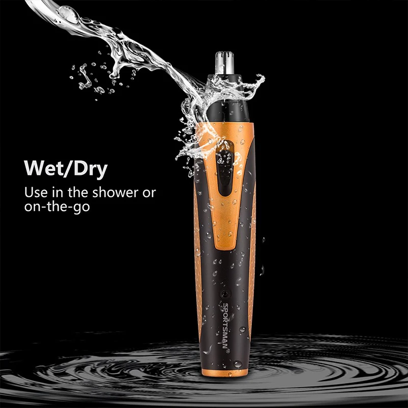 Водонепроницаемый триммер для волос в носу 4 1 на лице мужчин бритва носа ушей