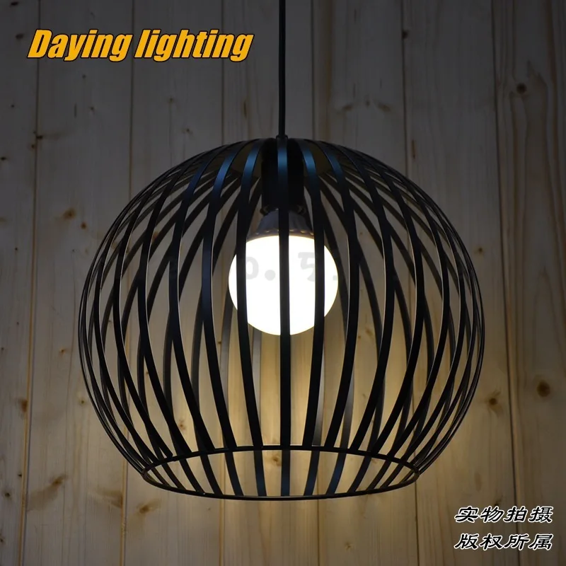 

European Simple Creative Lamps Vintage Industrial Style Iron Pendant Lights for Restaurant Bar Cafes Living Room ZM911
