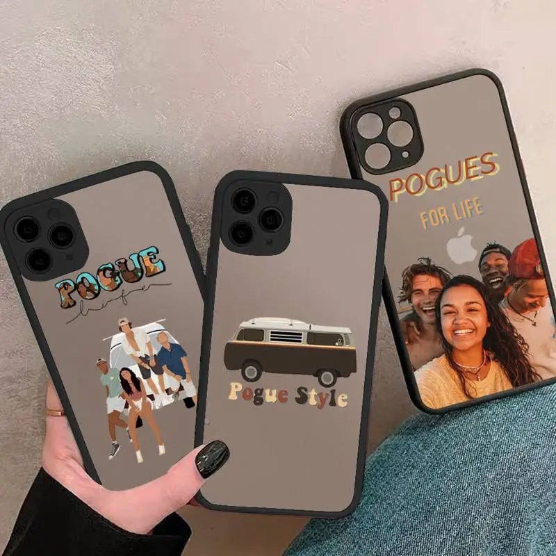 

Outer OBX Livin' the Pogue Life Phone Case matte transparent black For iPhone 7 8 x xs xr 11 12 pro plus mini max Clear Funda