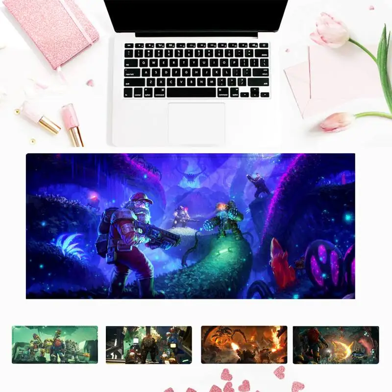 

Personalized Deep Rock Galactic Mouse Pad Laptop PC Computer Mause Pad Desk Mat For Big Gaming Mouse Mat For Overwatch/CS GO