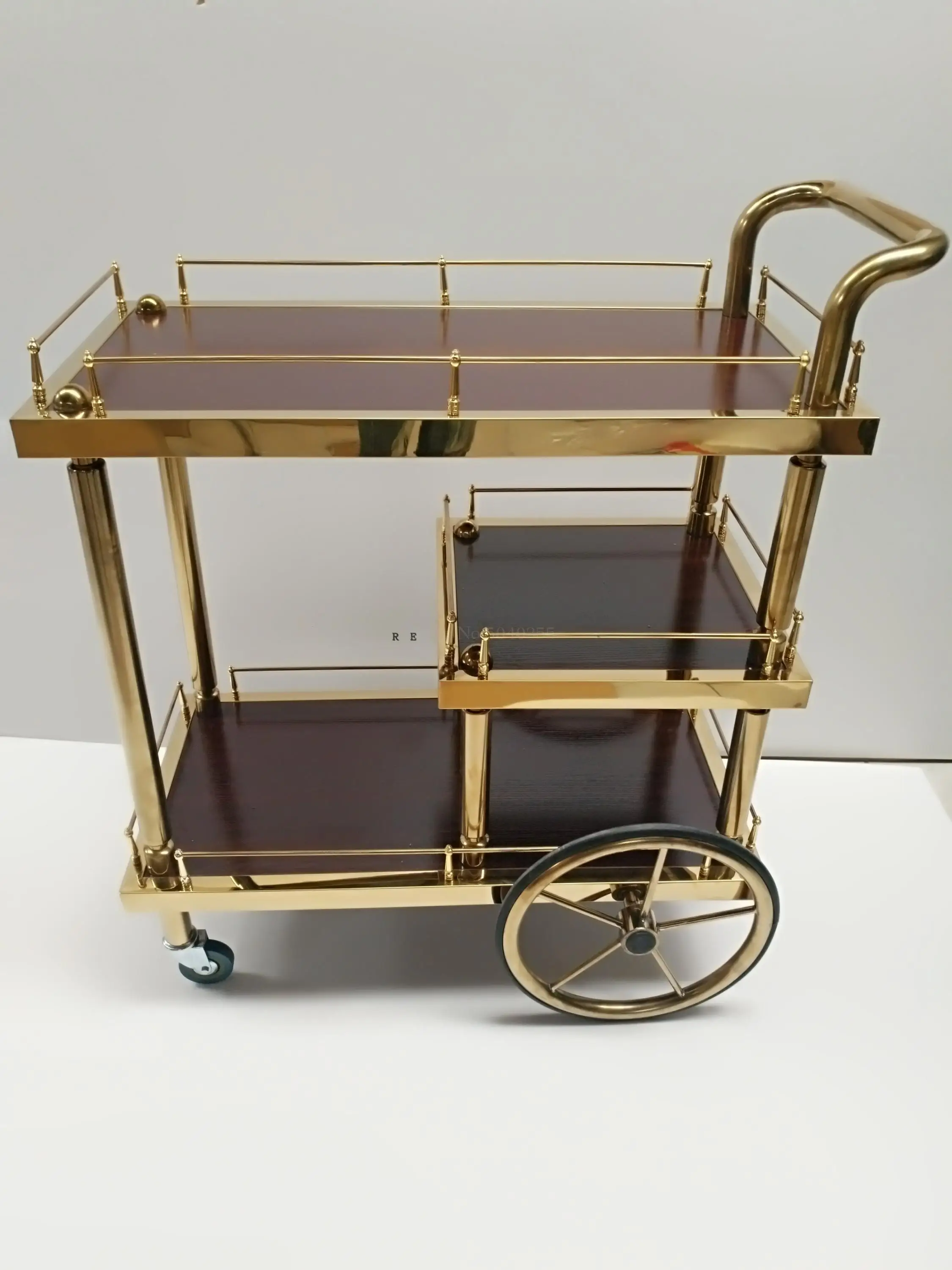 Сталь-дерево три уровня обслуживания автомобилей Ресторан вагон-Ресторан