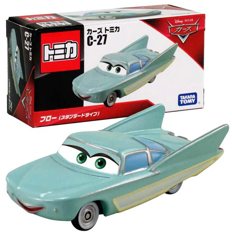 

Takara Tomy Tomica Disney автомобили C-27 Flo (Стандартный Тип) легковые автомобили популярные детские игрушки моторные автомобиля Diecast металлические мод...