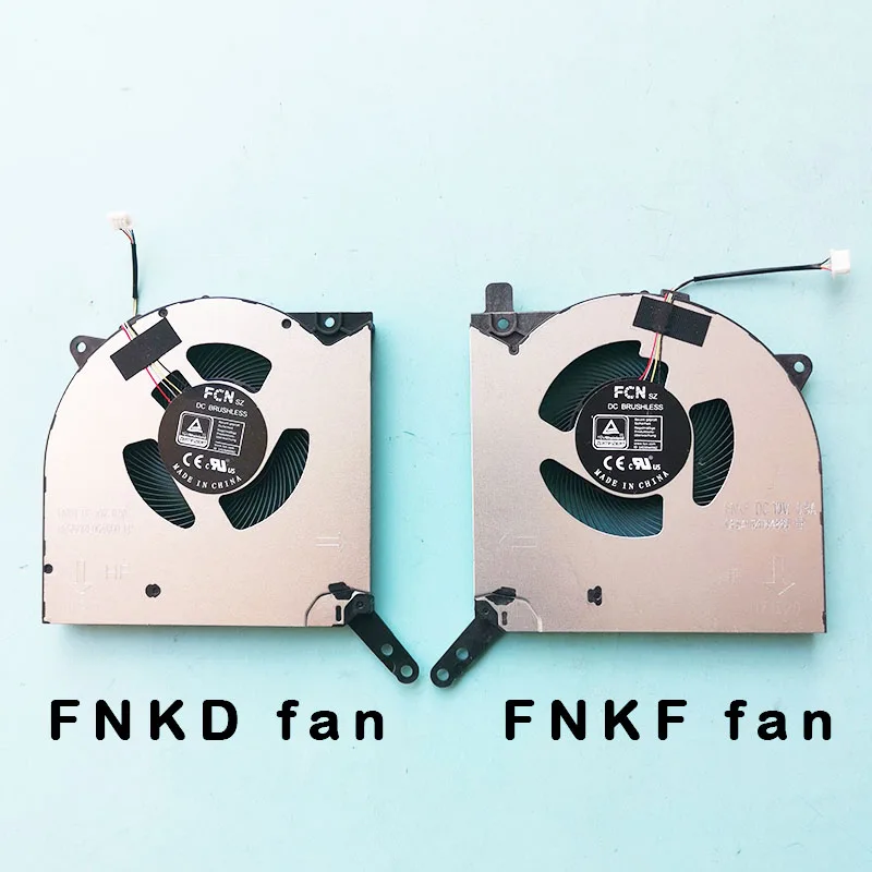 Новый вентилятор охлаждения ЦП и ГП для ноутбука FNKD FNKF радиатор постоянного тока