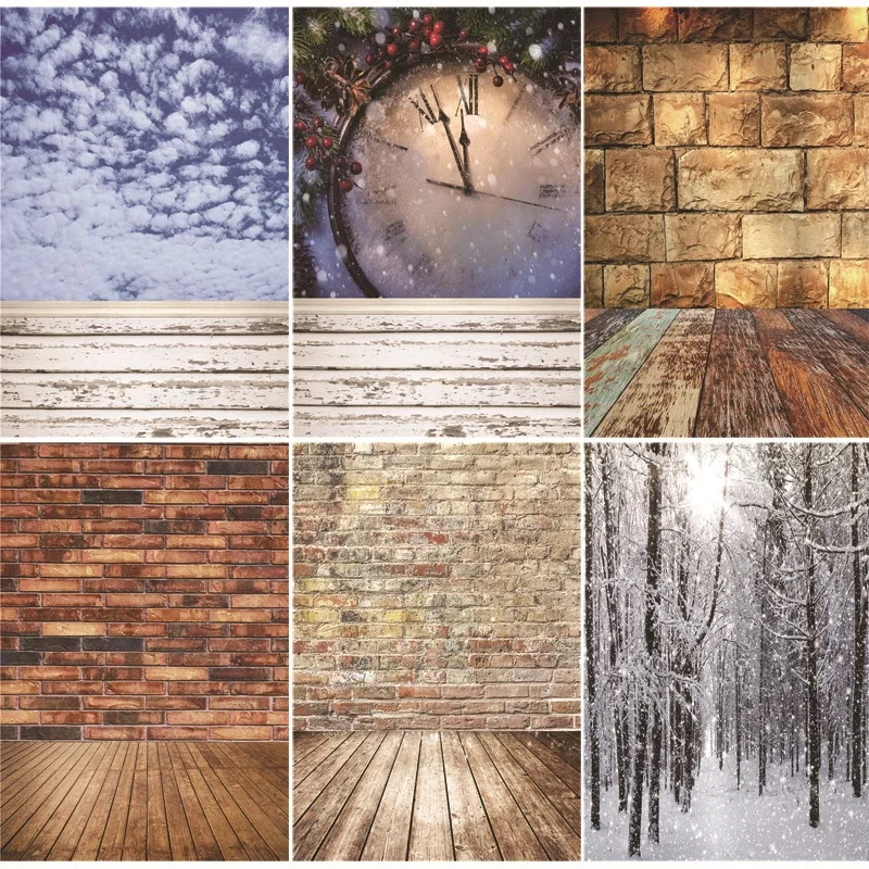 

ZHISUXI Vinyl Custom Photography Backdrops Prop Wooden Planks Photography Background TI200427-01