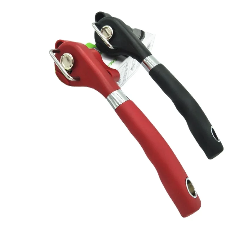 

Safety Can Opener Stainless Steel Manual opening Professional Effortless Openers Turn Knob Household Kitchen Tools Easy gadgets