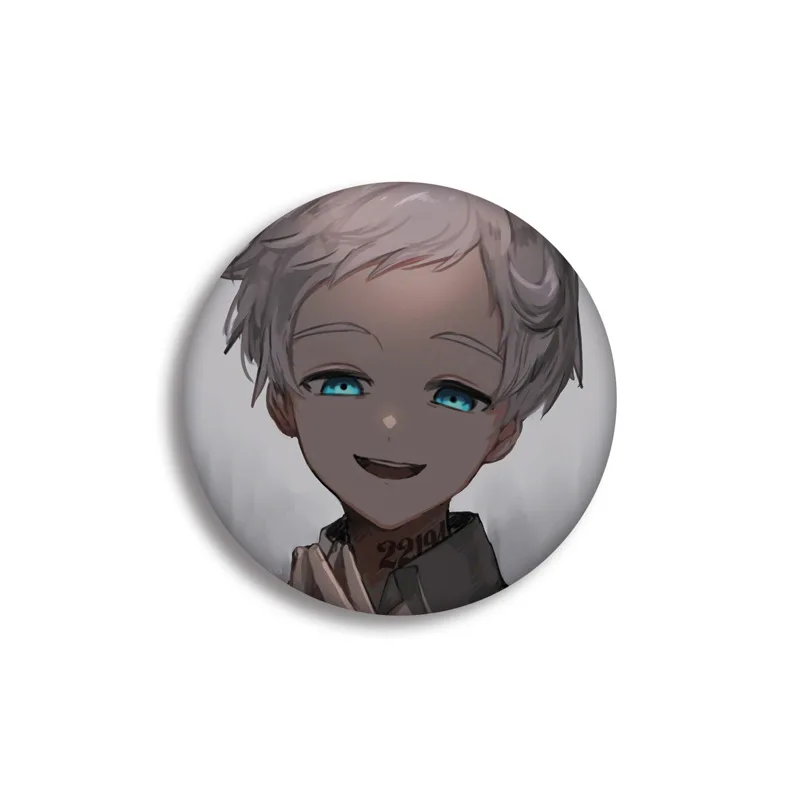 Горячие брелоки для косплея аниме "Обещанная неверлэнд" - Норман, значки-булавки с иконкой Рэя, коллекционные булавки на сумку или одежду.