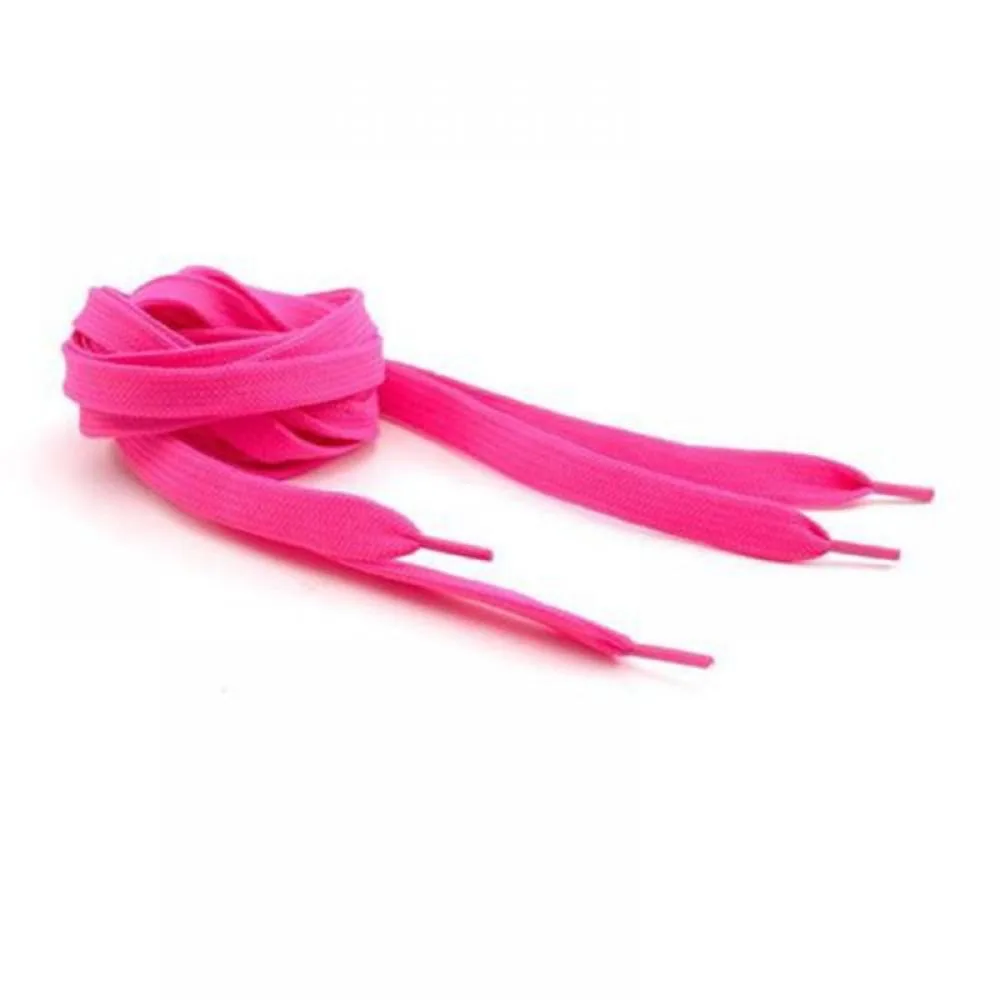 1 пара цветных шнурков для обуви кроссовки плоские шнурки походные ботинки